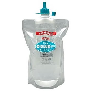 （まとめ） フエキのり オーグルー液状のり 補充用省ゴミパック 650ml GHS65 1個 【×10セット】