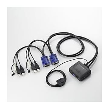 エレコム USBパソコン切替器 KVM-KUS