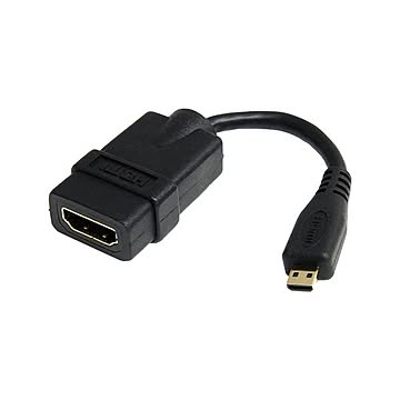 まとめStarTechハイスピードHDMI変換ケーブル 12cm HDMI タイプAメス-Micro HDMI タイプDオス HDADFM5IN1本×3セット