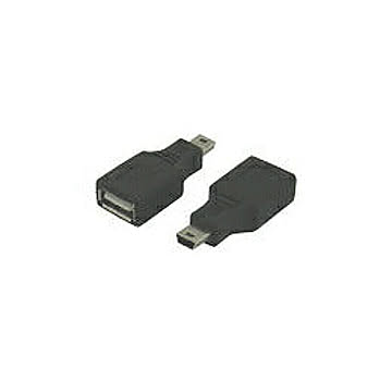変換名人　USB A(メス)→miniUSB(オス)　USBAB-M5AN 管理No. 4571284889095