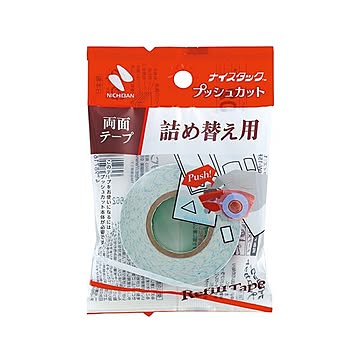 （まとめ） ニチバン ナイスタック プッシュカット 詰め替え 【×20セット】