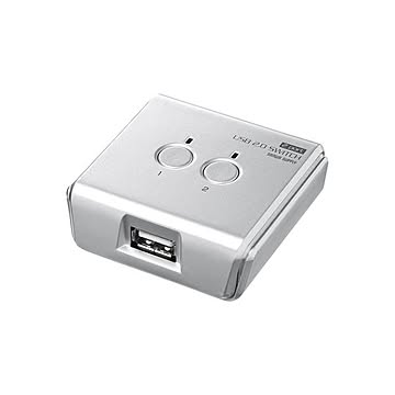 (まとめ)サンワサプライ USB2.0手動切替器(2回路) SW-US22N×2セット