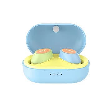NAGAOKA Bluetooth5.0対応 オートペアリング機能搭載 左右2トーンカラー完全ワイヤレスイヤホン ブルーイエロー L101TWSBLYE