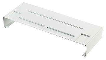 山崎実業 tower PCモニタースタンド 小物トレイ付き ホワイト