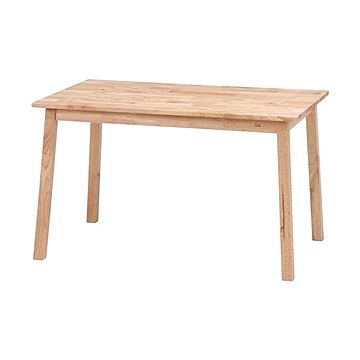 ダイニングテーブル 木製 ナチュラル 幅120×奥行75×高さ72cm 組立品