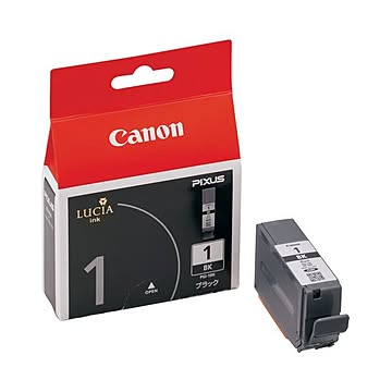 （まとめ） キャノン Canon インクタンク PGI-1BK ブラック 2443B001 1個 【×3セット】