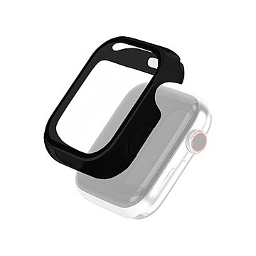エレコム アップルウォッチ Apple Watch ケース フルカバー SE 6 5 4 （44mm） TPU ポリカーボネート ブラック AW-40CSUCBK