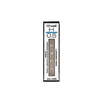 （まとめ） 三菱鉛筆 ハイユニ替芯 Hi-uni0.5mm芯（40本入） HU05300-H 【×10セット】