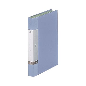 リヒトラブ リクエスト クリヤーブックA4タテ 40ポケット 背幅32mm 水 G3202-14 1セット（10冊）