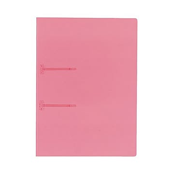 （まとめ）コクヨ ファスナーファイル（クリヤーカラー）A4タテ 2穴 90枚収容 ピンク フ-P170P 1セット（20冊）【×2セット】