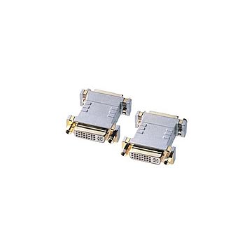(まとめ)サンワサプライ DVIアダプタ AD-DV07K×2セット