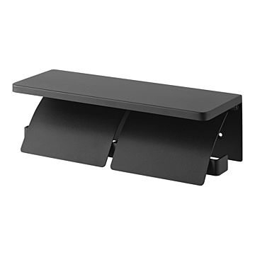 tower タワー (山崎実業) ウォールトイレットペーパーホルダー ダブル 石こうボード壁対応 Wall-Mounted Toiler Paper Holder For Plasterboard W