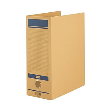 （まとめ）TANOSEE保存用ファイルN(片開き) A4タテ 1000枚収容 100mmとじ 青 1冊 【×10セット】