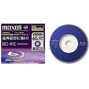 ビデオカメラ用 BD-RE 60分 マクセル BDRE60.1P 管理No. 4902580510558
