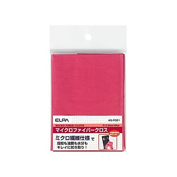 （まとめ） ELPA マイクロファイバークロス AS-FC01 【×5セット】