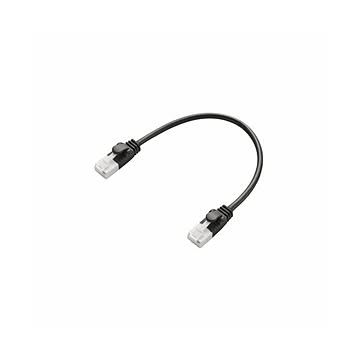 (まとめ)エレコム ツメ折れ防止短尺LANケーブル(Cat6準拠) LD-GPYTB/BK015【×10セット】