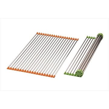 折りたたみ 水切りラック/キッチン用品 【20本】 約574×330×10mm 日本製 ステンレス製 〔台所〕