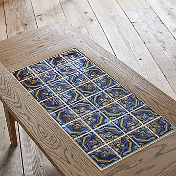 SWITCH スウィッチ Majolica Tile Table マジョリカタイルテーブル / センターテーブル ローテーブル ダイニングテーブル カフェテーブル 長方形 多治見タイル 天然木 日本製