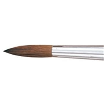 （まとめ）ぺんてる 丸筆 ZBS1-10 馬毛 10号×10セット