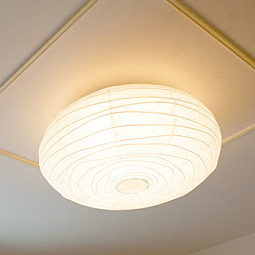 和紙 LEDシーリングライト クラウド SC-106 揉み紙 電球付属 Φ600mmx高さ250mm 彩光デザイン