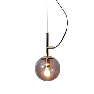 AMPERSAND FACTORY アンパサンドファクトリー Globe 1 GD グローブ1 ゴールド / ペンダントライト ペンダントランプ 吊下げ照明 天井照明 LED対応 E17 〜40W×1