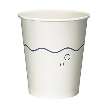 （まとめ）ファーストレイト うがい用紙コップ 青波150ml（5オンス）FR-174 1パック（100個）【×20セット】