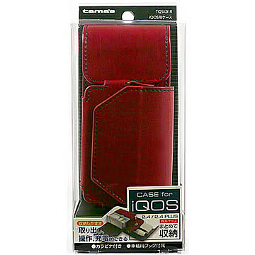アイコス iqos ケース 多摩電子工業 tama's iQUS用ケース レッド TQSK01R 管理No. 4518707288738