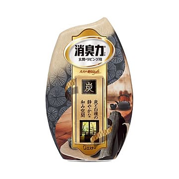 （まとめ） エステー お部屋の消臭力 炭と白檀の香り 400mL×10セット