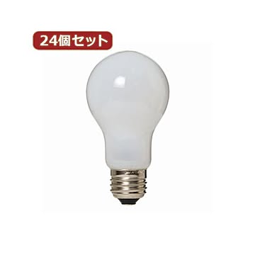 YAZAWA 24個セット 長寿命シリカ100W形 LW100V100WWLX24