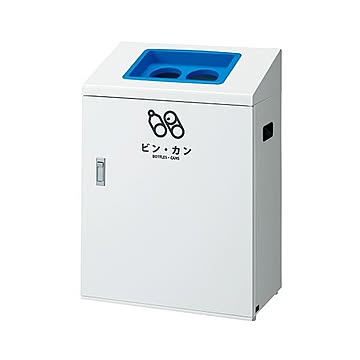 山崎産業 リサイクルボックス 丸穴ブルー YW-430L-ID