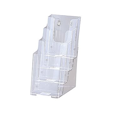 (まとめ) セキセイ カタログスタンド A4 3つ折4段 外寸W123×H254×D203mm CSD-2777 1個 【×30セット】