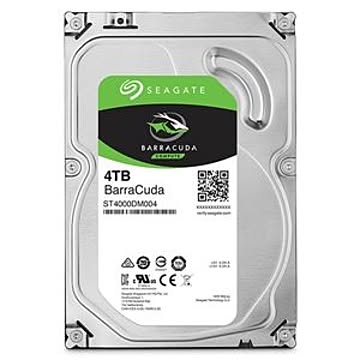 Seagate Guardian Barracudaシリーズ 3.5インチ内蔵HDD 4TB SATA6.0Gb／s 5400rpm 256MB ST4000DM004