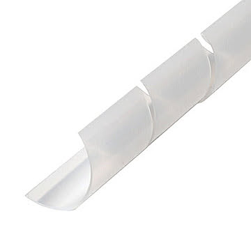 ミヨシ ケーブル用スパイラルチューブ クリア色 150cm 内径20mm CH-SP15M/SK 管理No. 4951241138976