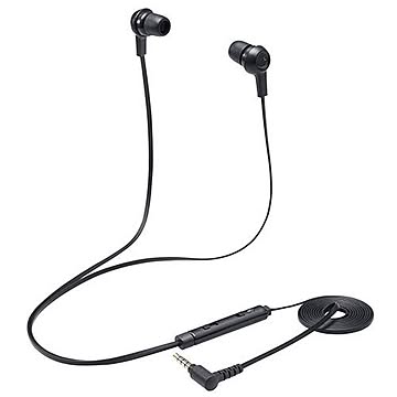 エレコム ヘッドセット イヤホン インナーイヤー 3.5φ4極 両耳 インラインコントローラー ブラック PS4/5 NINTENDO SWITCH HS-EP17TBK