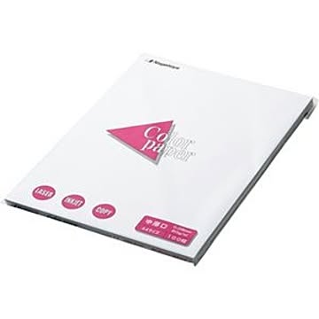 (まとめ) 長門屋商店 Color Paper A4 中厚口 白 ナ-3201 1冊（100枚） 【×10セット】