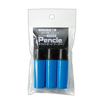 (まとめ) サニー クリーンなホワイトボードマーカーペンクルN専用替え中綿 黒 SNPEN-2BKX3 1パック（3本） 【×10セット】