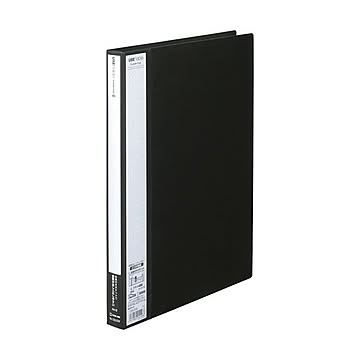 まとめキングジム ユーズナブルクリアーファイル A4タテ 40ポケット 背幅24mm 黒 133USWクロ 1冊 ×10セット