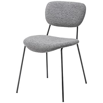 東谷 MYS-501 完成品 チェア 2脚入 グレー 幅48x奥行55x高さ75cm