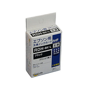 エプソン用 互換インクカートリッジ RDH-BK ブラック LNEPRDH-BK 管理No. 4582458926683