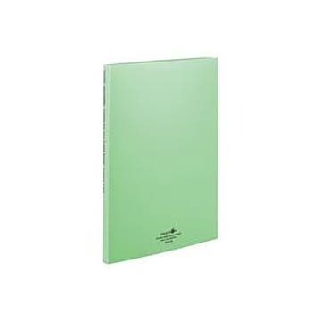 (業務用10セット) LIHITLAB クリアファイル/ポケットファイル 【A4/タテ型】 ポケット差替式 N-5015 黄緑