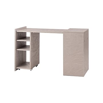 デスク 収納付き 在宅ワーク 勉強机 学習机 トランスフォームデスク 変形デスク コンソールテーブル 作業台 幅125.5 GDT-12