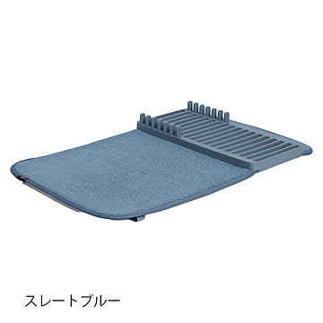 Umbra アンブラ UDRY Mini Drying Rack with MAT ユードライ ミニ ドライングマット 水切りマット ディッシュラック シンク キッチン 折りたたみ 収納