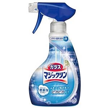 (まとめ) 花王 ガラスマジックリン スプレー 本体 400ml 1本 【×10セット】