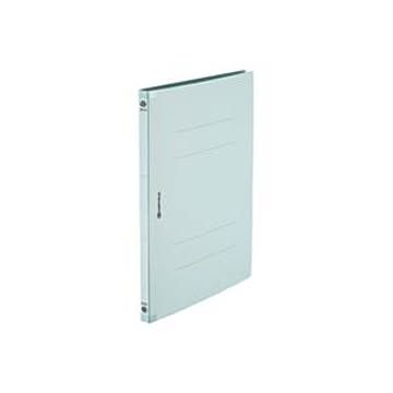 (業務用10セット)フラットファイル/紙バインダー 【A4/2穴 10冊入り】 背表紙強化タイプ D128J-BL ブルー(青)