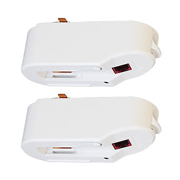 赤外線ダクトレール用変換プラグ リモコン 2個セット JZ003-2 光ノ屋照明