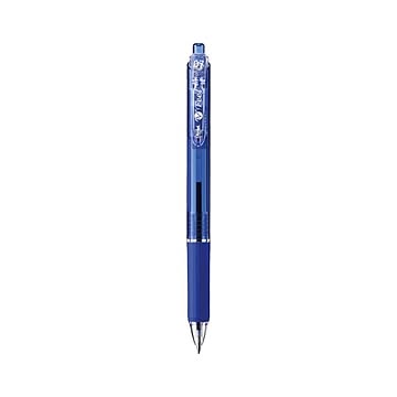 （まとめ） ぺんてる フィール ボールペン 0.7mm クリアブルー軸 青 【×50セット】