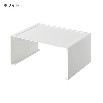 山崎実業 タワーL キッチンスチール コの字ラック ホワイト