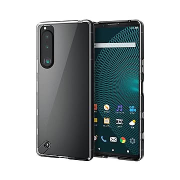 (まとめ) エレコム Xperia 5 III ケース カバー ハイブリッドケース ストラップホール付 クリア PM-X214HVCKCR 【×3セット】