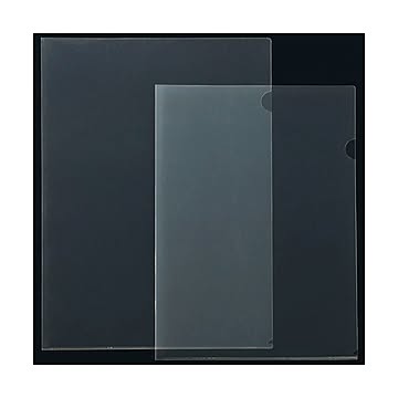 （まとめ） G-Aim クリヤーホルダー（クリアホルダー） ハイクリスタル B4 クリスタル YG-110-B4 1パック（10枚） 【×4セット】