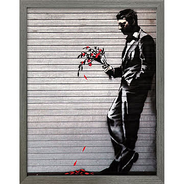 バンクシー Banksy ポスター アートパネル 絵画 インテリア アートポスター 壁掛け アートフレーム タペストリー プリントポスター デザイナー おしゃれ シンプル モダン IBA-61734